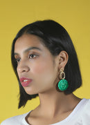 Alicia palm earrings