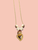 Sacred Heart Palm Necklace