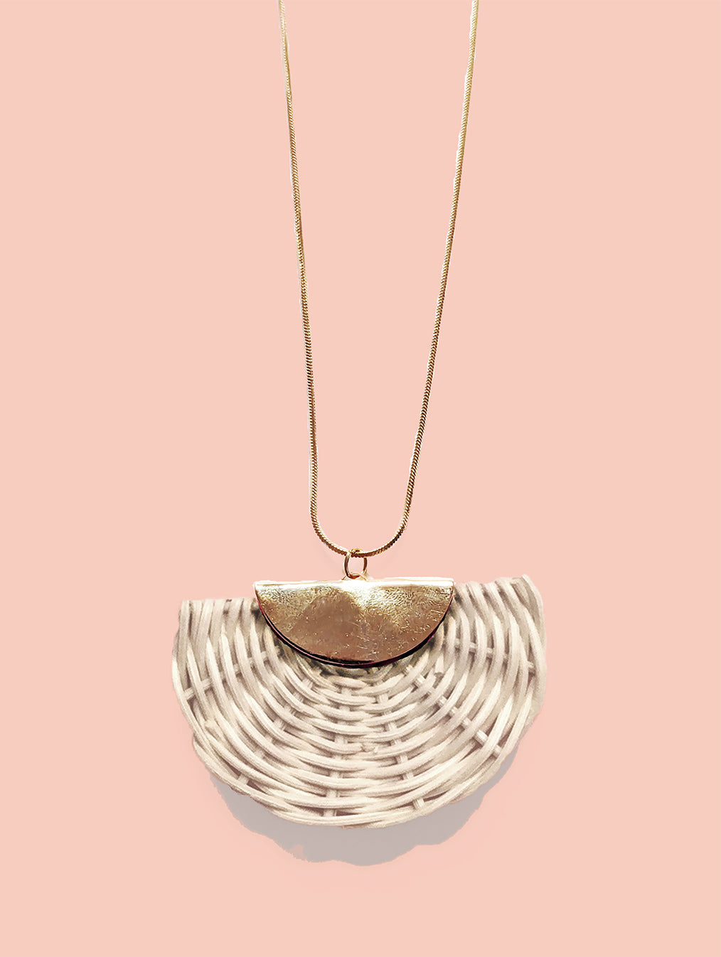 Daniela wicker necklace