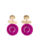 Iza wicker earrings