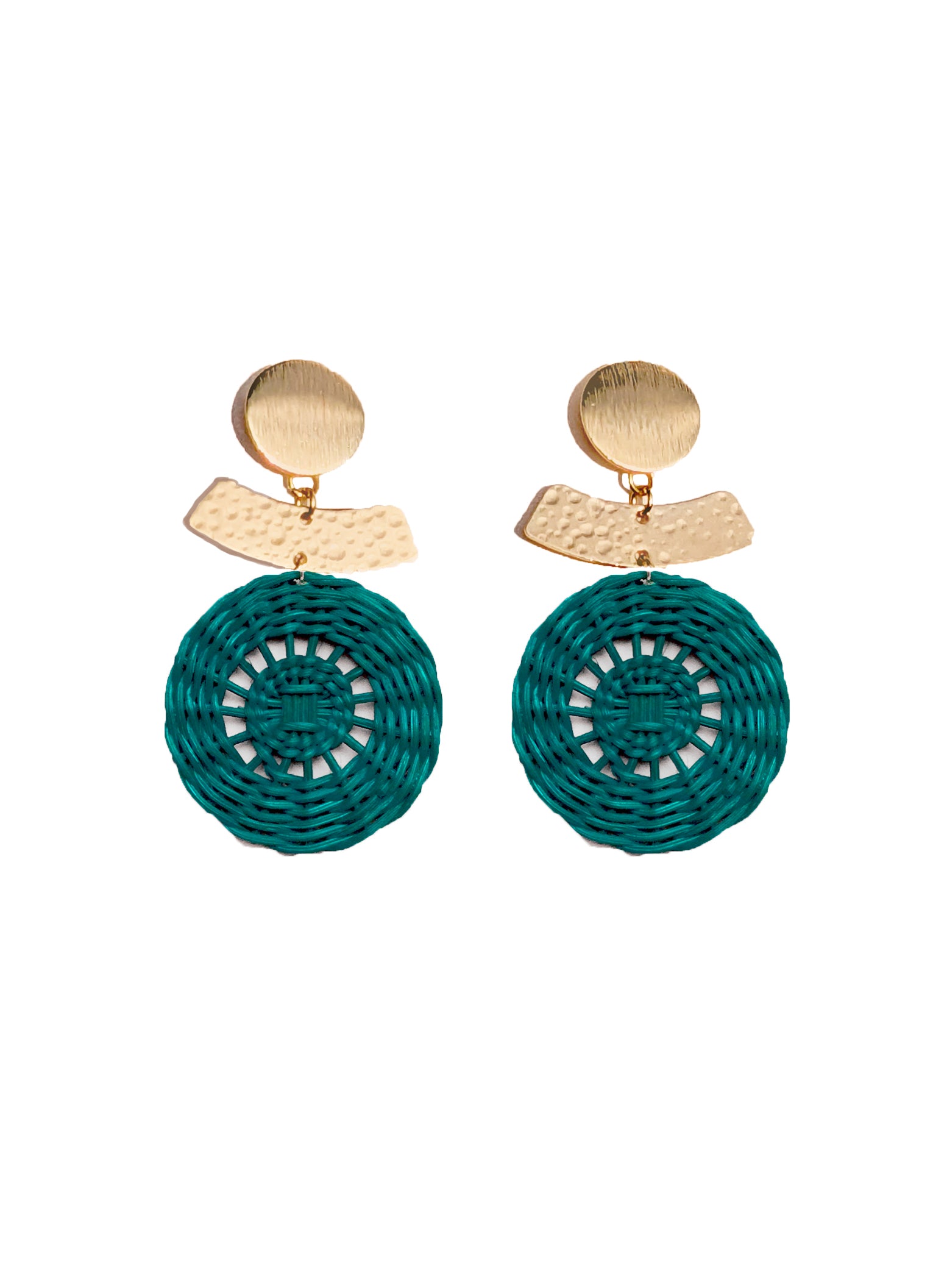 Iza wicker earrings