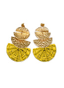 July wicker earrings