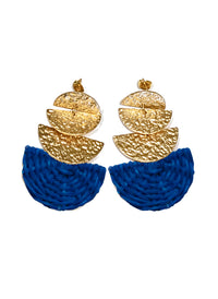 July wicker earrings