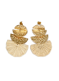 July wicker earrings