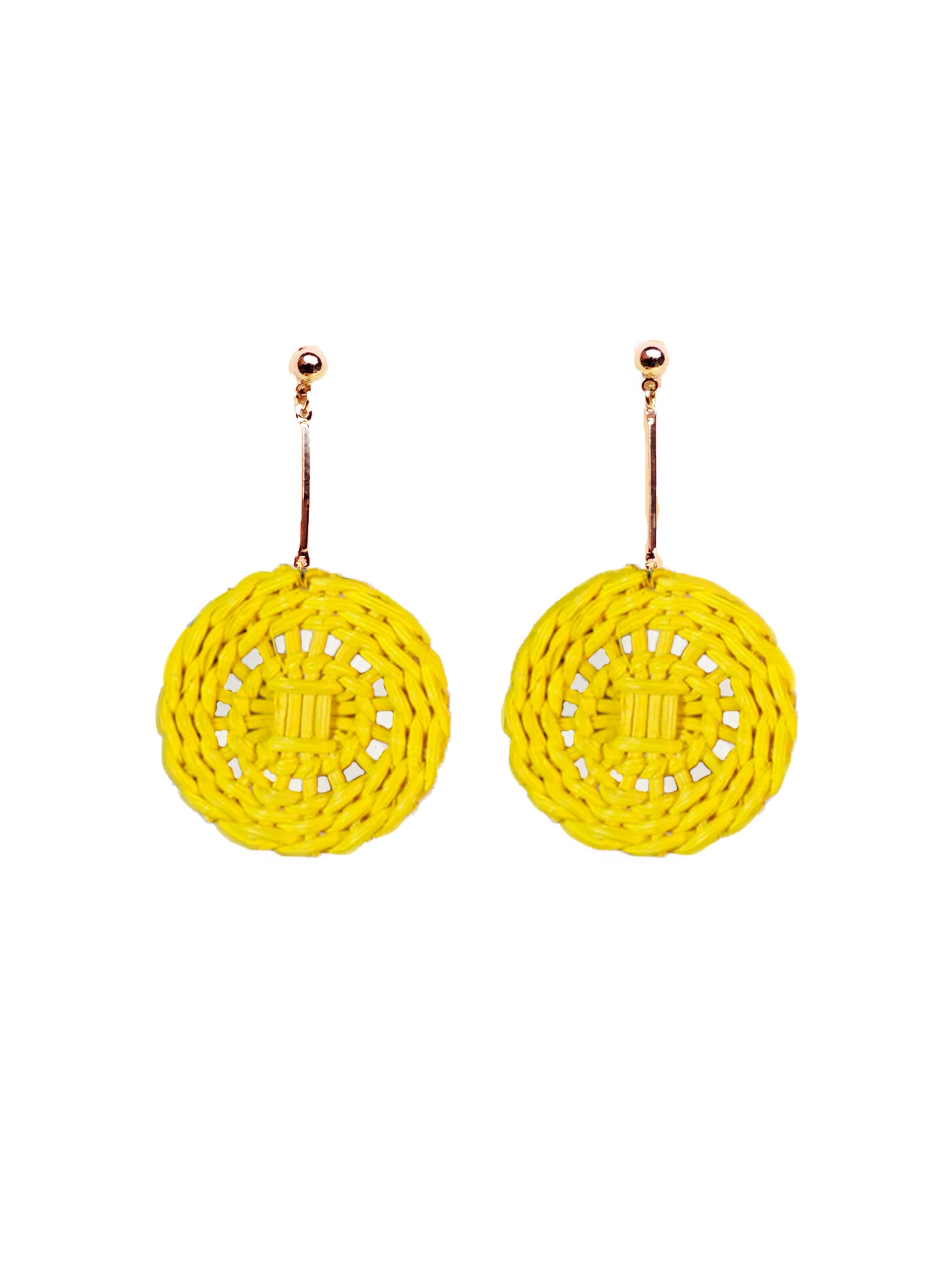 Lourdes wicker earrings