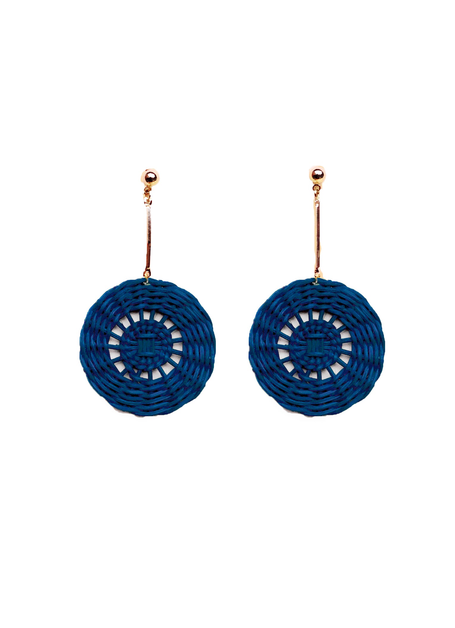 Lourdes wicker earrings