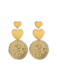 Chary palm earrings