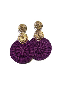 Dulce palm earrings