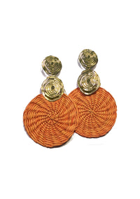 Dulce palm earrings