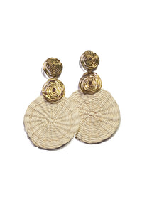 Dulce palm earrings