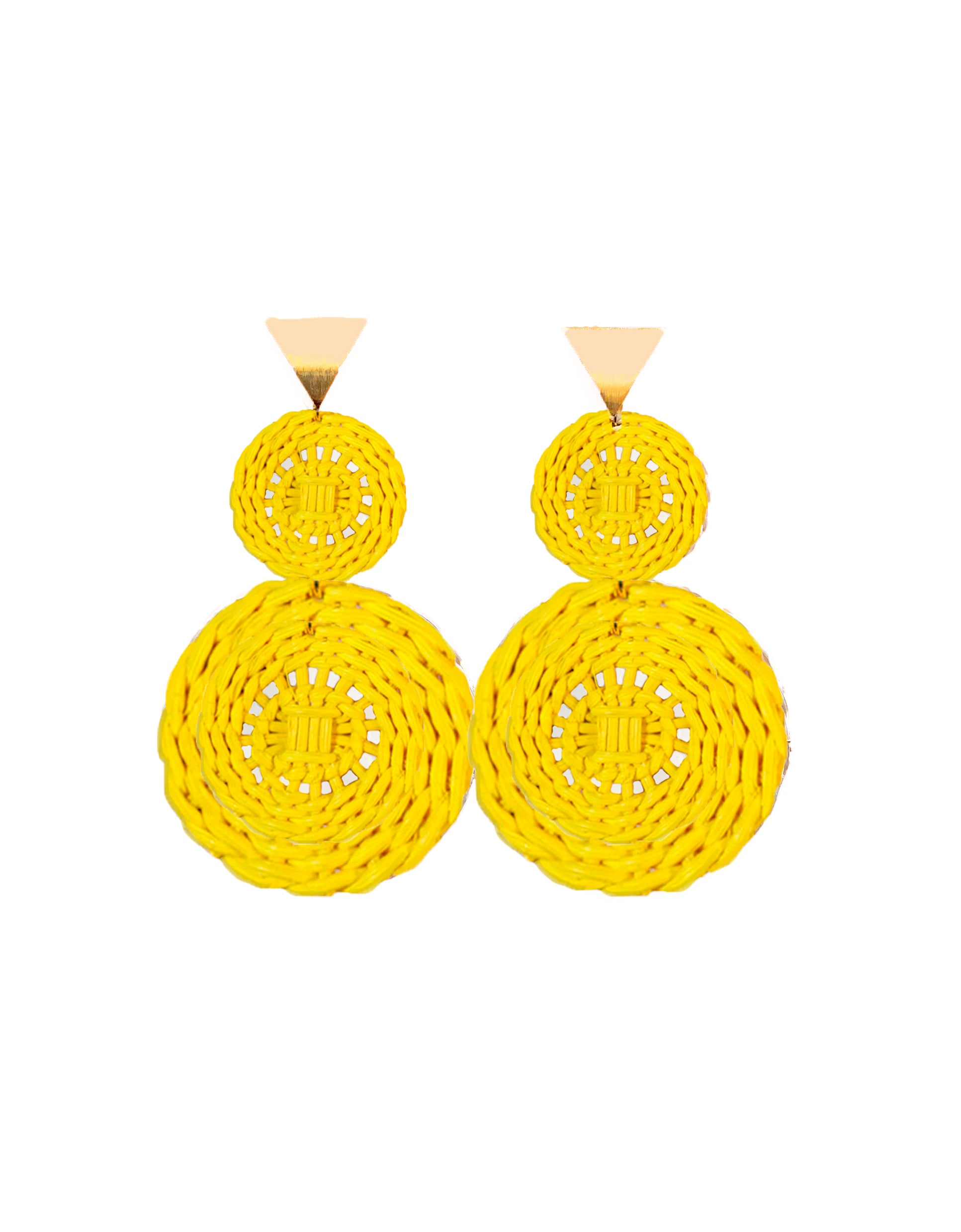 Silvia wicker earrings