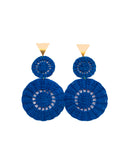 Silvia wicker earrings