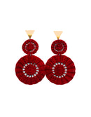 Silvia wicker earrings