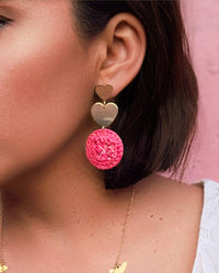 Chary palm earrings